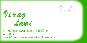 virag lami business card